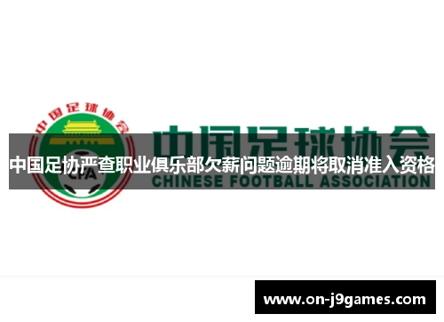 中国足协严查职业俱乐部欠薪问题逾期将取消准入资格 中国足协严查职业俱乐部欠薪问题逾期将取消准入资格
